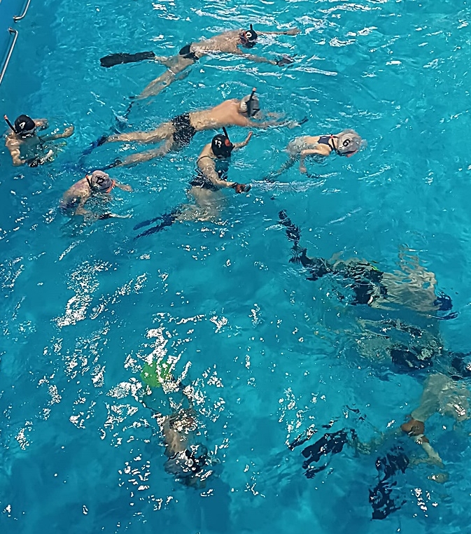 Hokej pod wodą Walenie Siemianowice Śląskie Trening I 2022